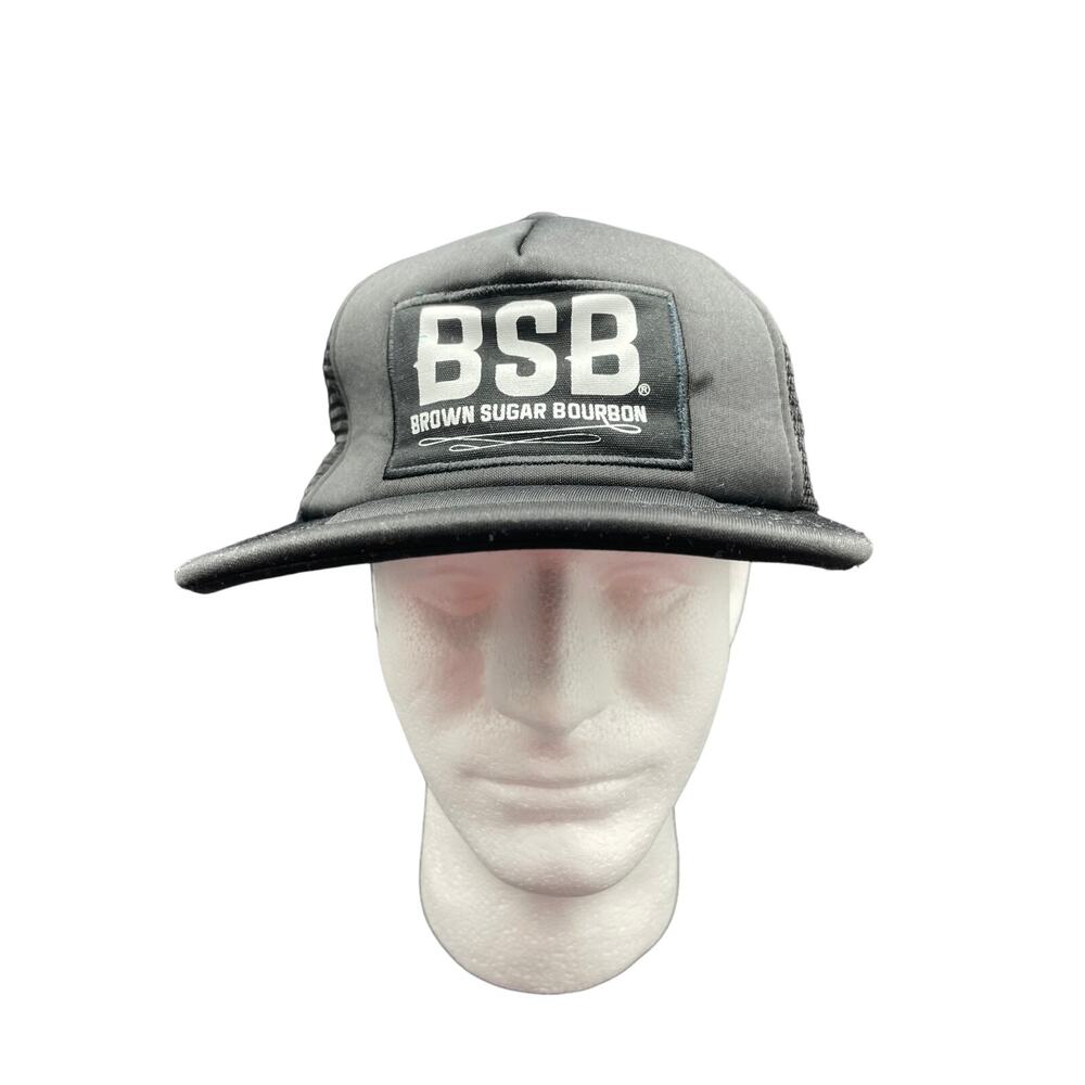 Brown Sugar Bourbon Hat Mens Heritage Distilling Trucker Snap Back Black Mesh